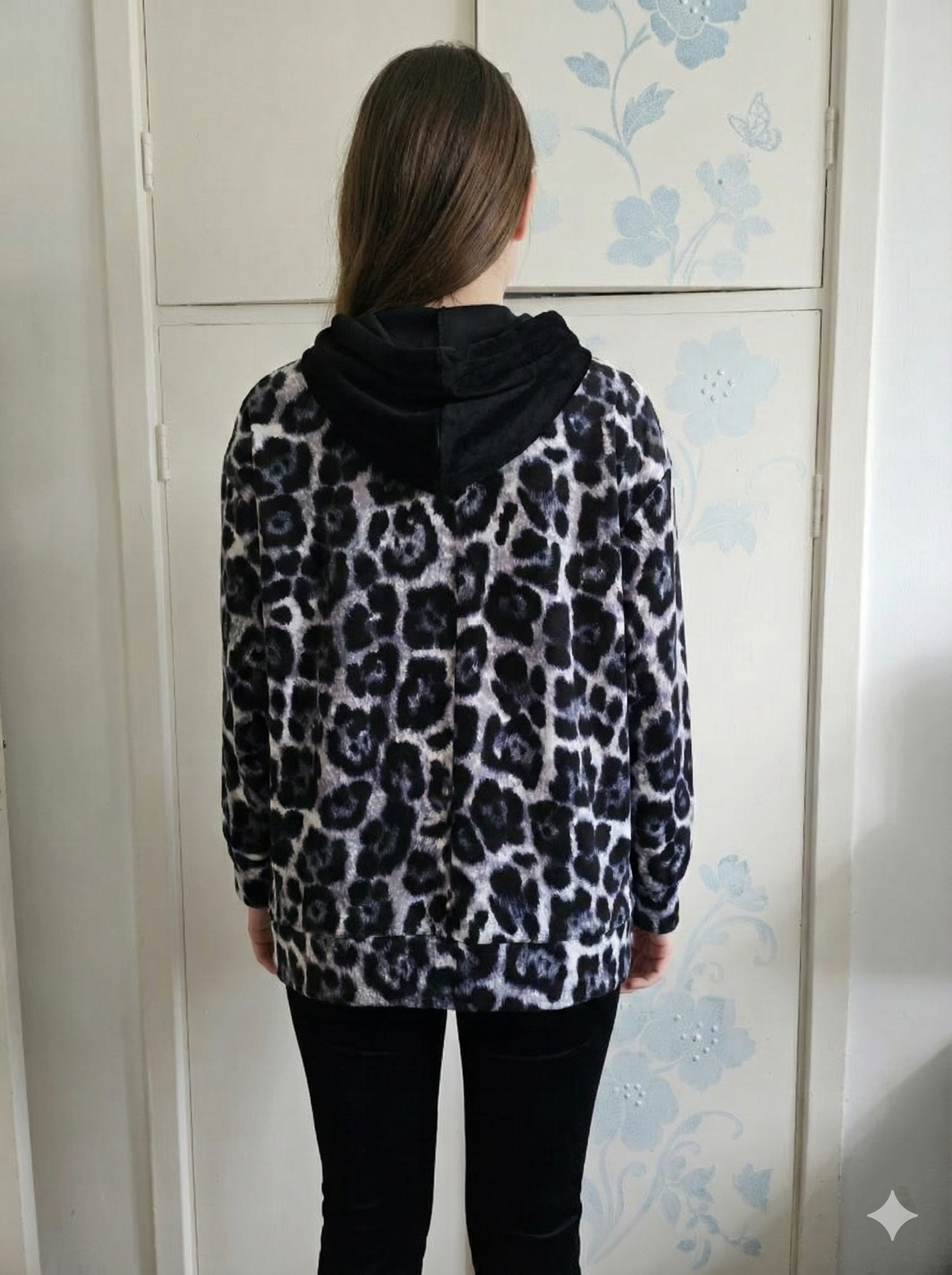 Velour tracksuit hoodie