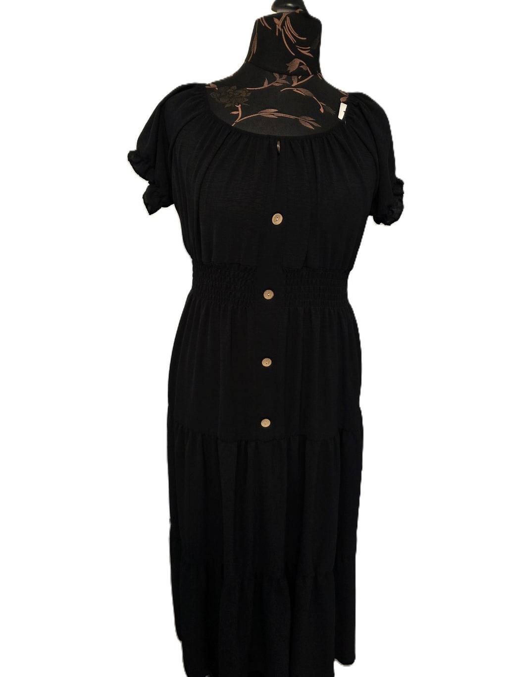 Tiered Dress Very soft and comfy Ladies Viscose 100% One Size:Regular (14-18)