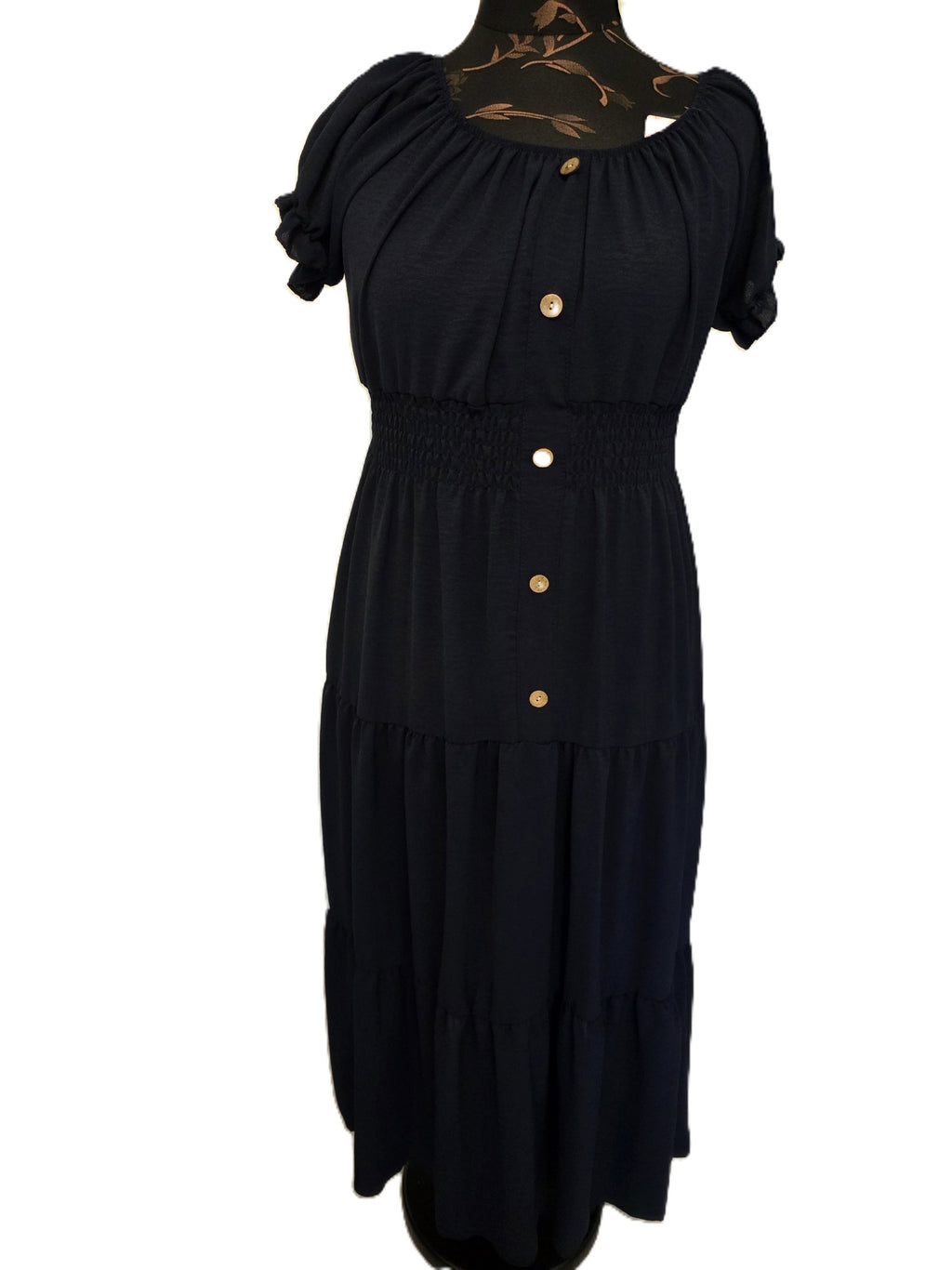 Tiered Dress Very soft and comfy Ladies Viscose 100% One Size:Regular (14-18)
