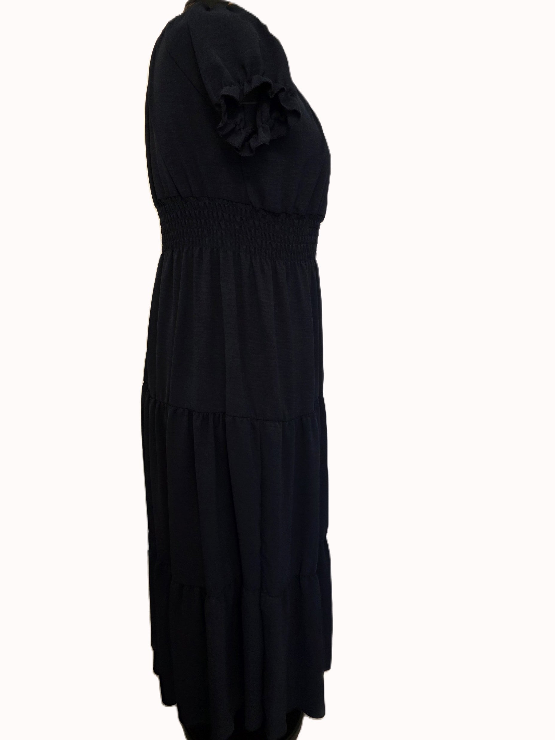 Tiered Dress Very soft and comfy Ladies Viscose 100% One Size:Regular (14-18)