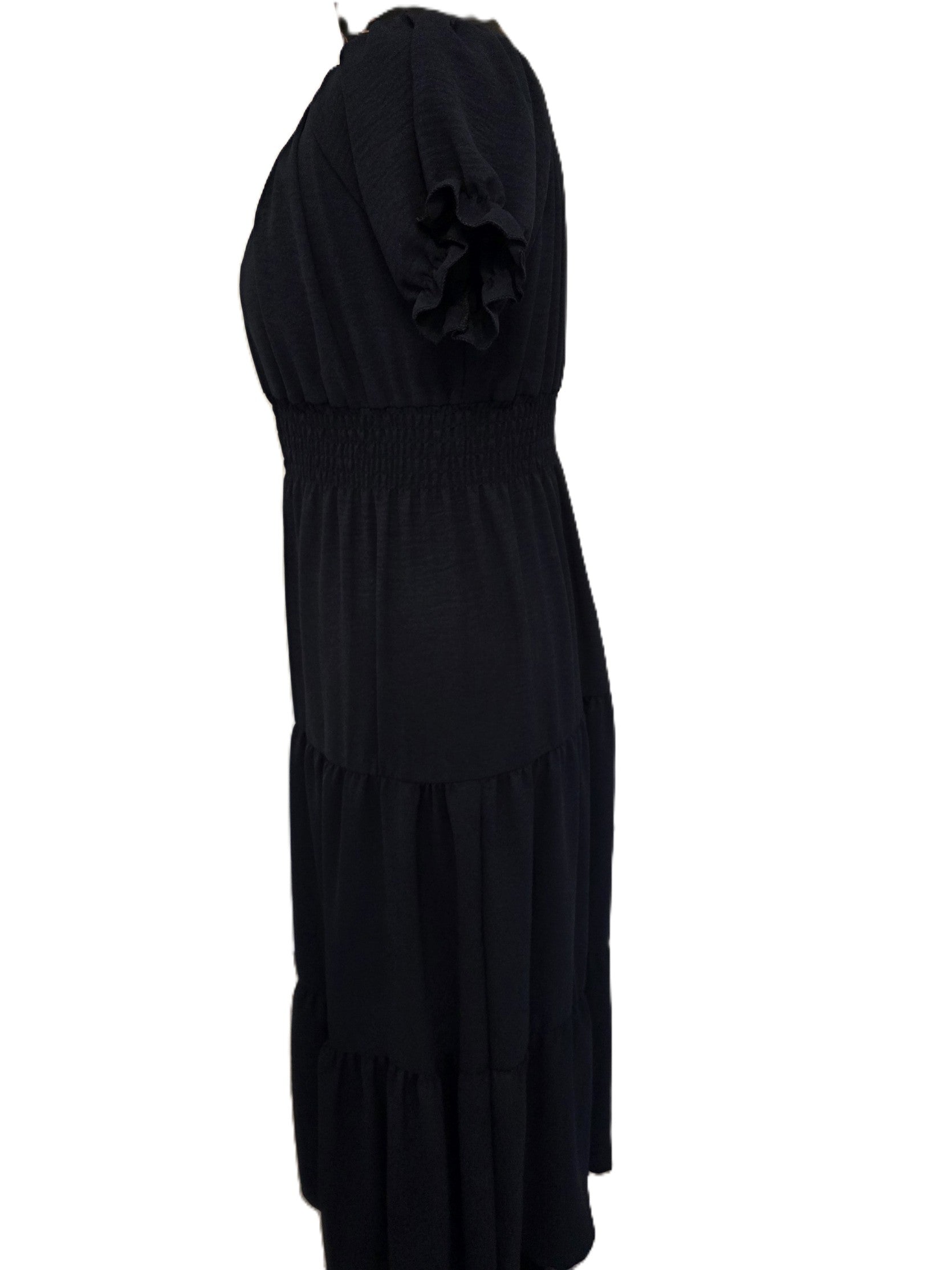 Tiered Dress Very soft and comfy Ladies Viscose 100% One Size:Regular (14-18)
