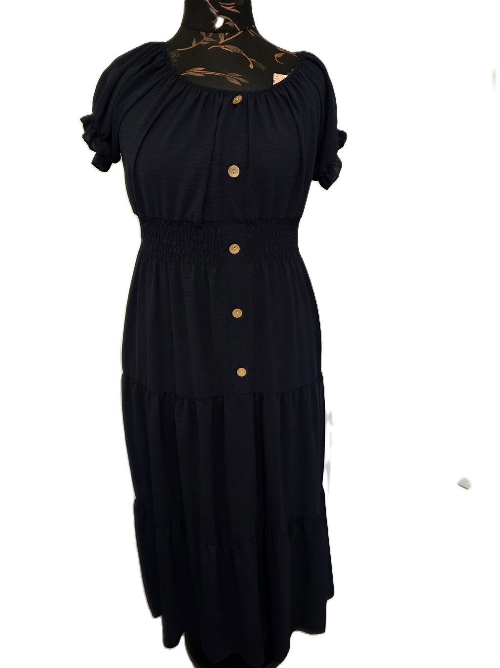 Tiered Dress Very soft and comfy Ladies Viscose 100% One Size:Regular (14-18)
