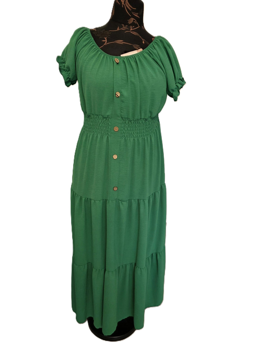 Tiered Dress Very soft and comfy Ladies Viscose 100% One Size:Regular (14-18)