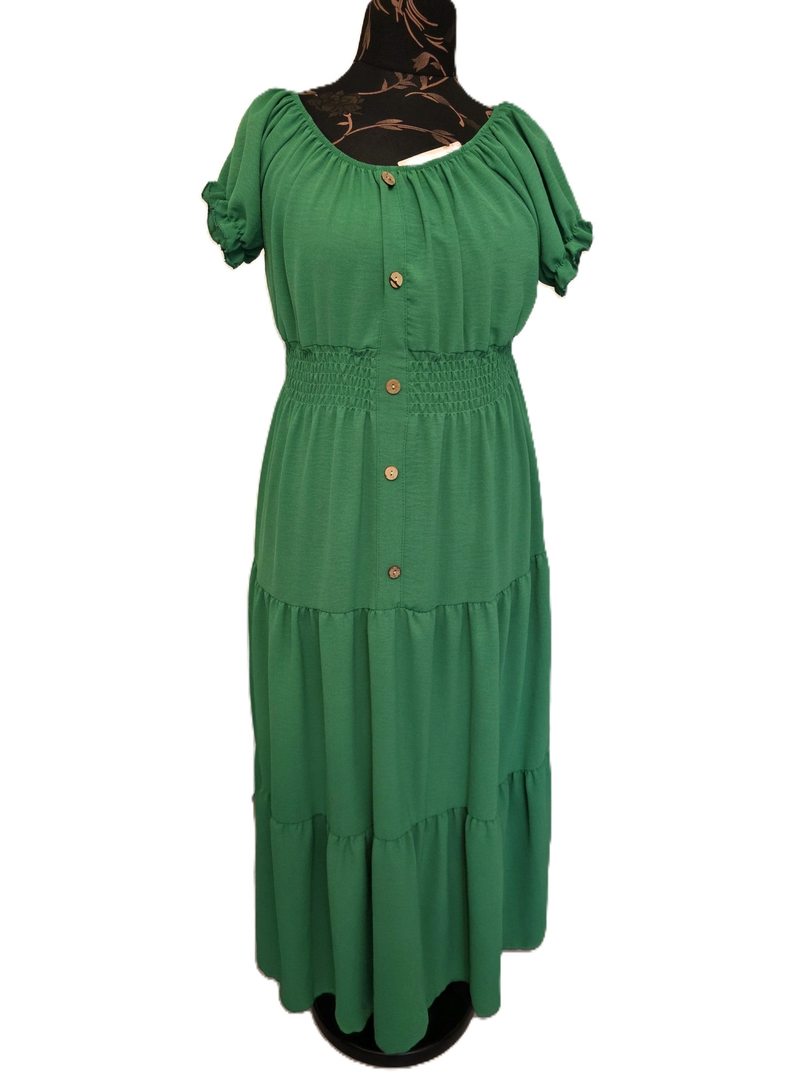 Tiered Dress Very soft and comfy Ladies Viscose 100% One Size:Regular (14-18)
