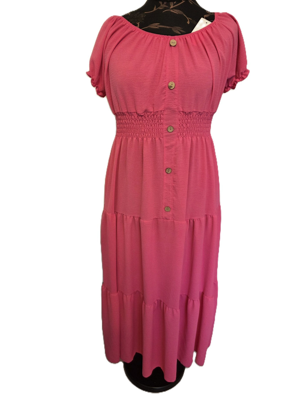 Tiered Dress Very soft and comfy Ladies Viscose 100% One Size:Regular (14-18)