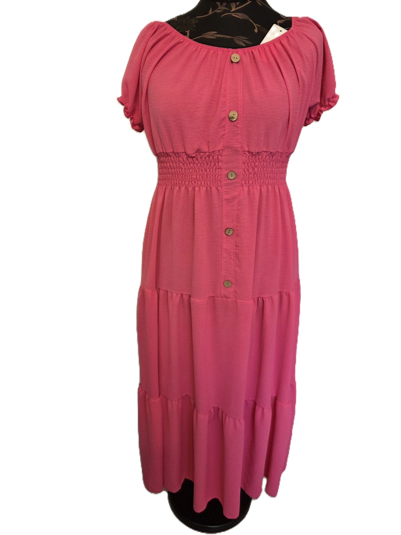 Tiered Dress Very soft and comfy Ladies Viscose 100% One Size:Regular (14-18)
