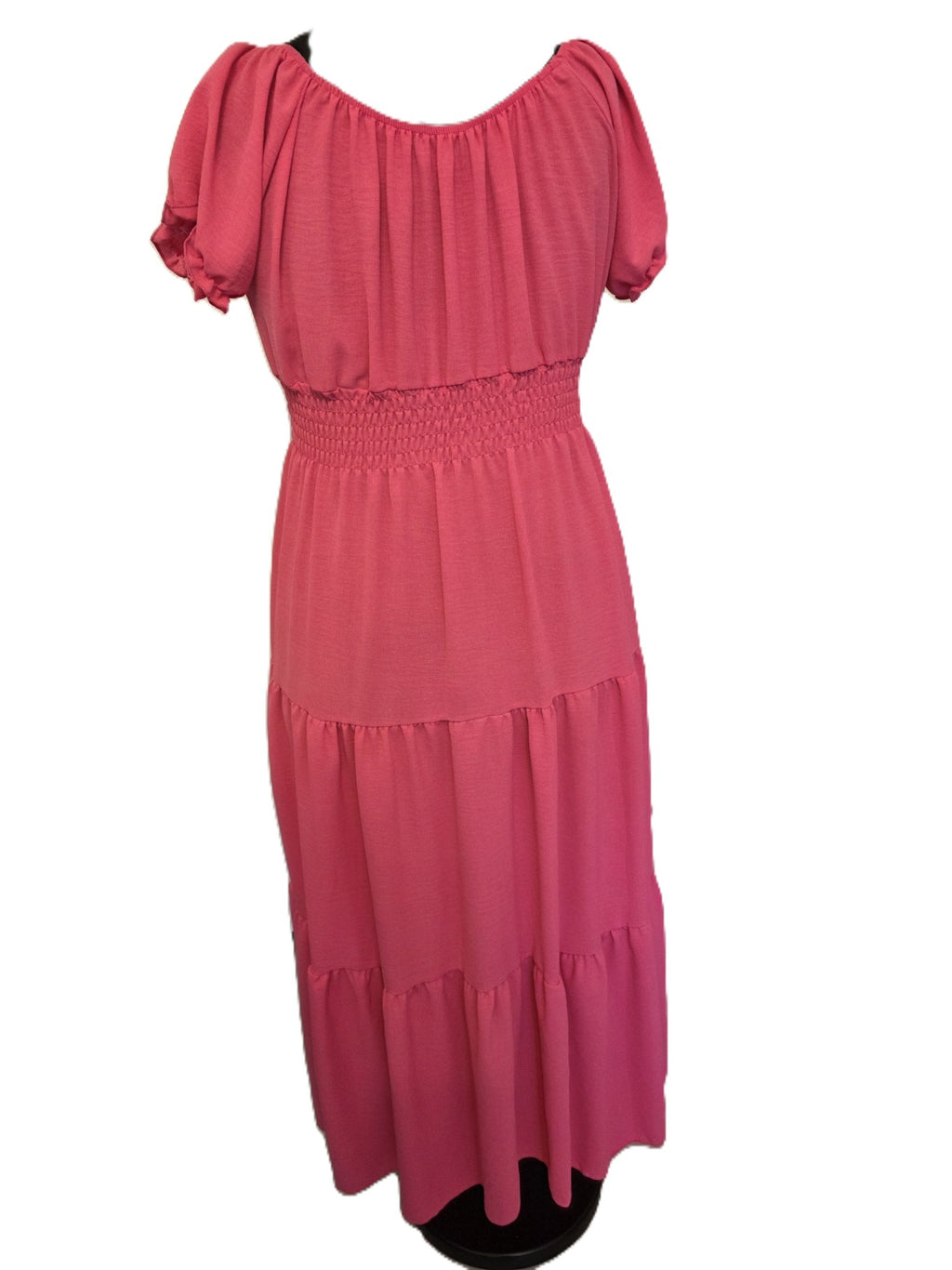 Tiered Dress Very soft and comfy Ladies Viscose 100% One Size:Regular (14-18)