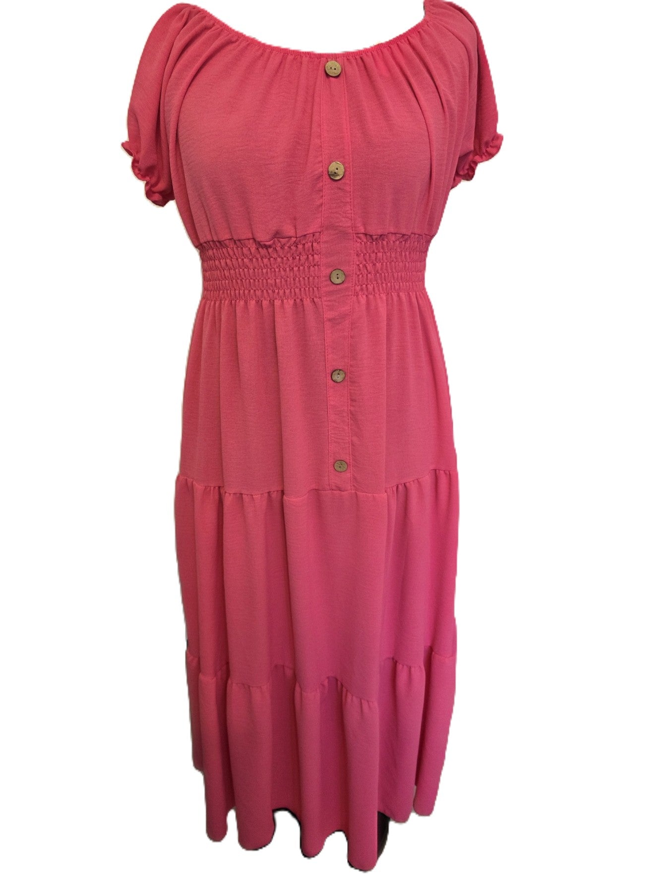 Tiered Dress Very soft and comfy Ladies Viscose 100% One Size:Regular (14-18)