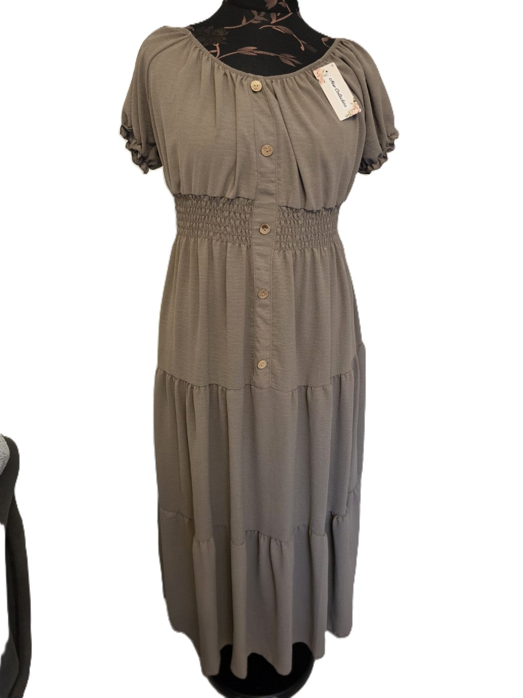 Tiered Dress Very soft and comfy Ladies Viscose 100% One Size:Regular (14-18)
