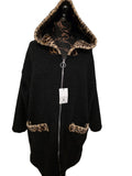 Boucle teddy coat