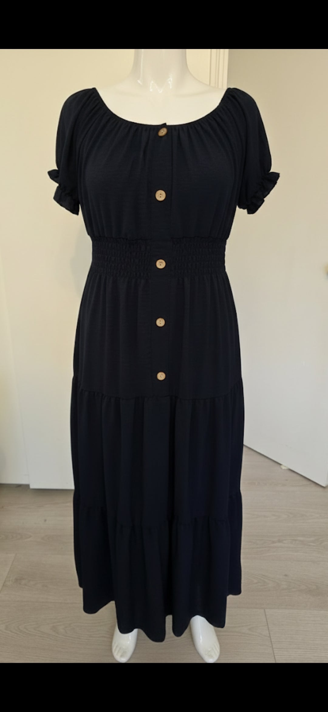 Tiered Dress Very soft and comfy Ladies Viscose 100% One Size:Regular (14-18)