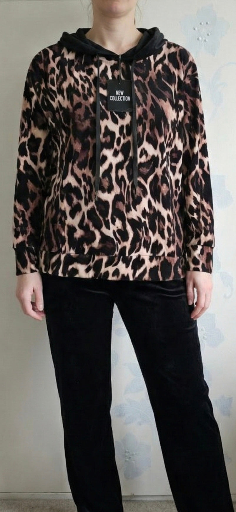 Velour tracksuit hoodie