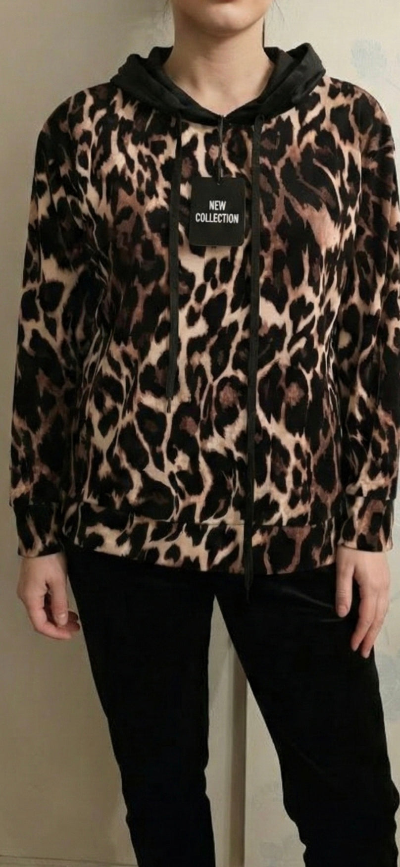 Velour tracksuit hoodie