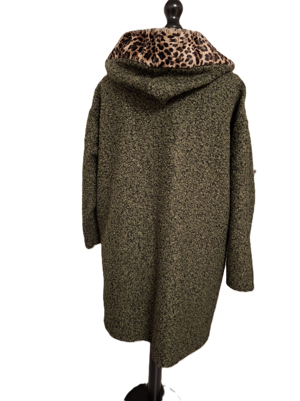 Boucle teddy coat
